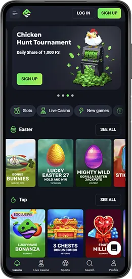 Functies van de Lucky Wave Casino-app